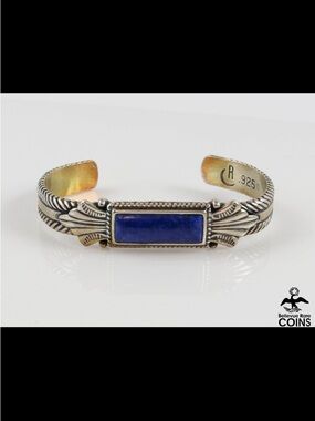 Carolyn Pollack Sterling Silver Lapis Cuff Bracelet